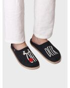 Chaussons d'intérieur Tobi noirs