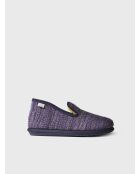 Chaussons d'intérieur Teo bleu marine