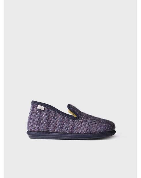 Chaussons d'intérieur Teo bleu marine