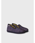 Chaussons d'intérieur Teo bleu marine
