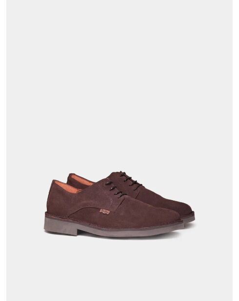 Derbies en cuir Jeff marron
