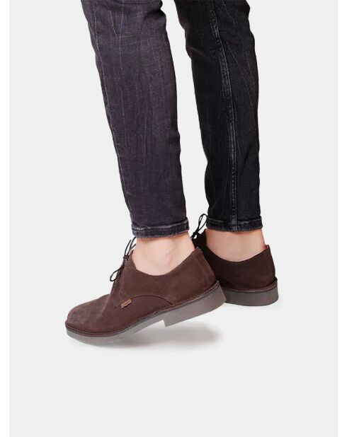 Derbies en cuir Jeff marron