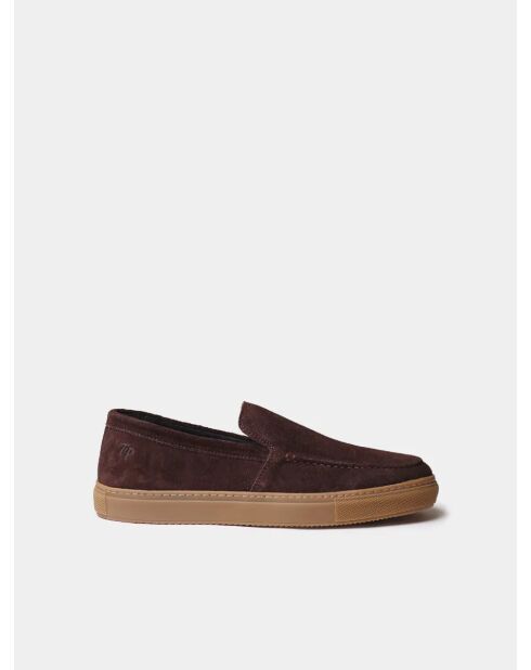 Baskets en cuir Joan marron