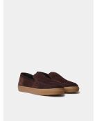 Baskets en cuir Joan marron