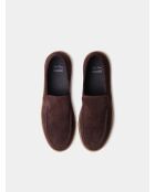 Baskets en cuir Joan marron