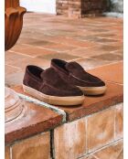 Baskets en cuir Joan marron