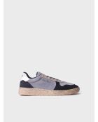 Baskets en cuir Daniel bleues