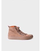 Baskets en cuir Garda taupe