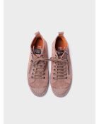 Baskets en cuir Garda taupe