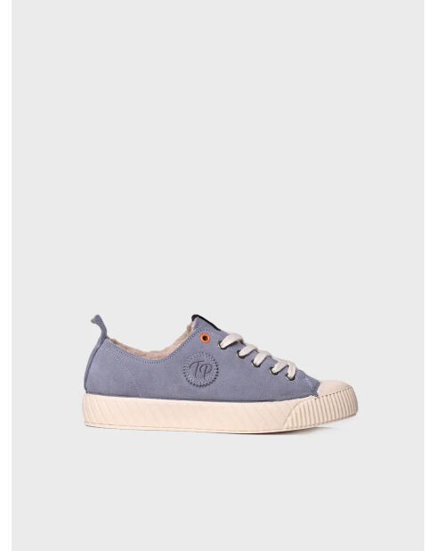 Baskets en cuir Giza denim
