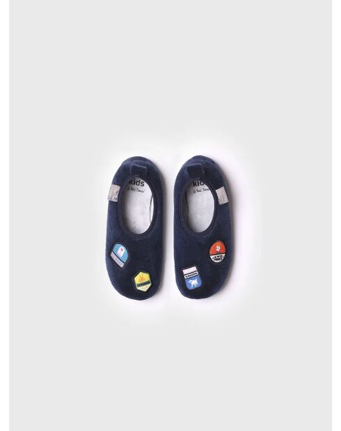 Chaussons d'intérieur Petit bleu marine
