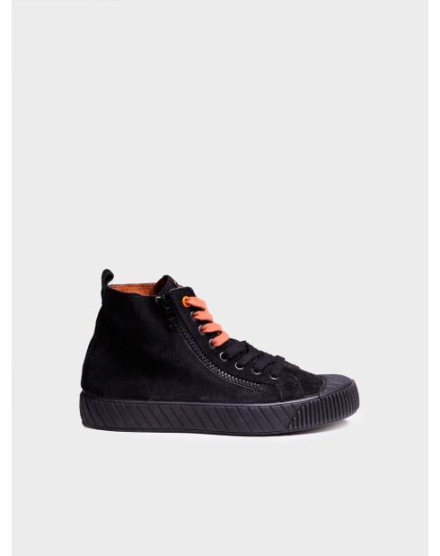 Baskets en cuir Garda noires