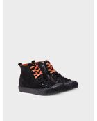 Baskets en cuir Garda noires
