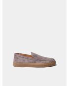 Baskets en cuir Joan taupe