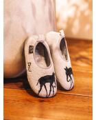 Chaussons d'intérieur Elefant gris