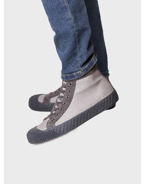 Baskets en coton Gal grises