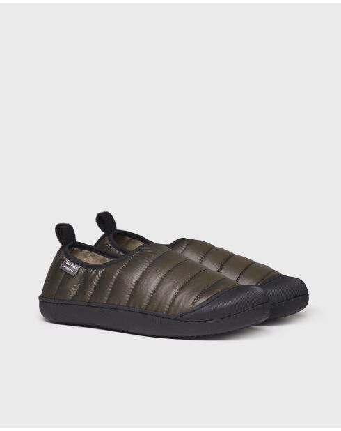 Chaussons d'intérieur Conor kaki