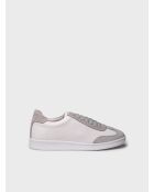 Baskets en cuir Naida grises