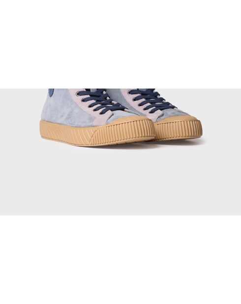 Baskets en cuir Gava denim