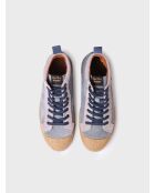 Baskets en cuir Gava denim