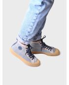Baskets en cuir Gava denim