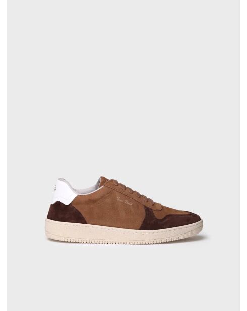 Baskets en cuir Dublin camel