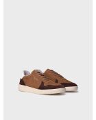 Baskets en cuir Dublin camel