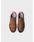 Baskets en cuir Dublin camel