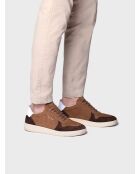 Baskets en cuir Dublin camel