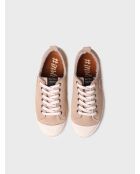 Sneakers Giza in pelle beige
