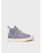 Baskets en cuir Genova denim