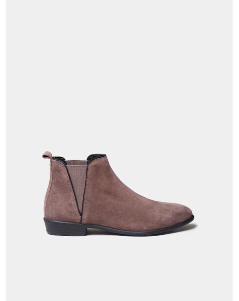 Bottes en coton Naroa taupe