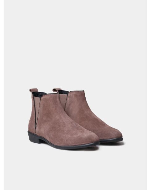Bottes en coton Naroa taupe