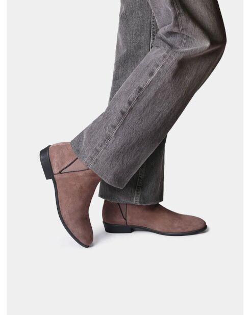 Bottes en coton Naroa taupe