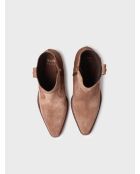 Bottines en cuir Loretta camel
