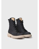 Bottines en cuir Dasha noires