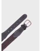 Ceinture Eloi bordeaux