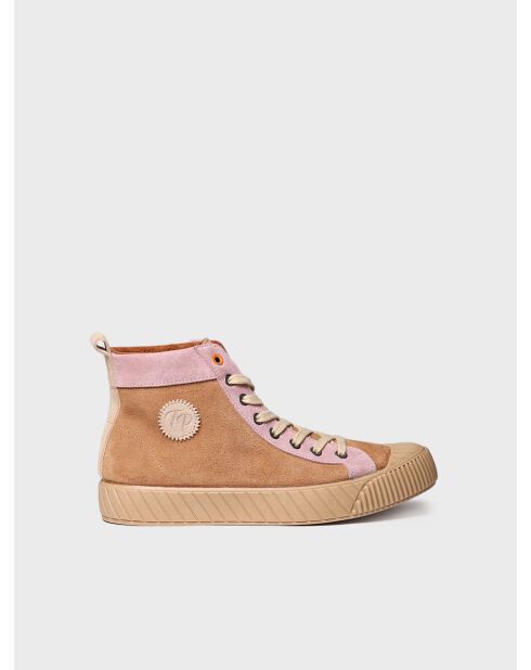 Baskets en cuir Gava camel