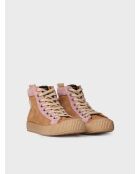 Baskets en cuir Gava camel