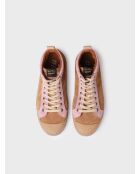 Baskets en cuir Gava camel