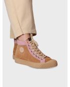 Baskets en cuir Gava camel