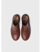 Bottes en cuir Isa cognac