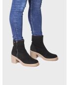 Bottes en cuir Peru noires