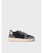 Zapatillas Atenea de piel negras