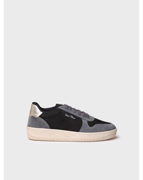 Zapatillas Atenea de piel negras