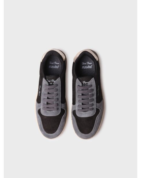Zapatillas Atenea de piel negras