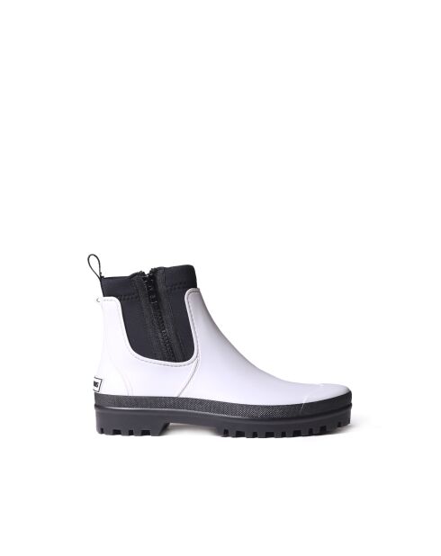Bottines en gomme Colton blanc glacier