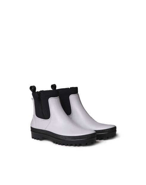 Bottines en gomme Colton blanc glacier