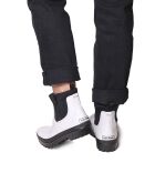 Bottines en gomme Colton blanc glacier