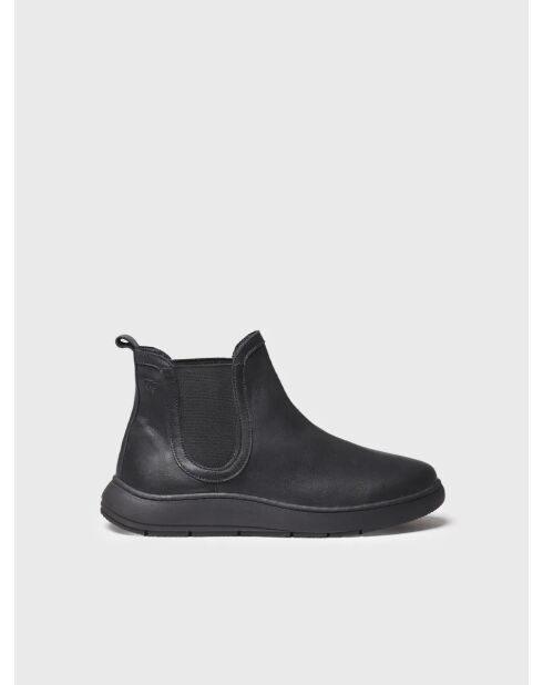 Bottines en cuir Padua noires